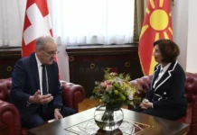 Siljanovska Davkova – Parmelin: First official visit of a Swiss President reaffirms development of ties and strong dialogue