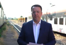 VIDEO | Reconstruction of Skopje bypass line Drachevo-Ilinden for freight trains completed